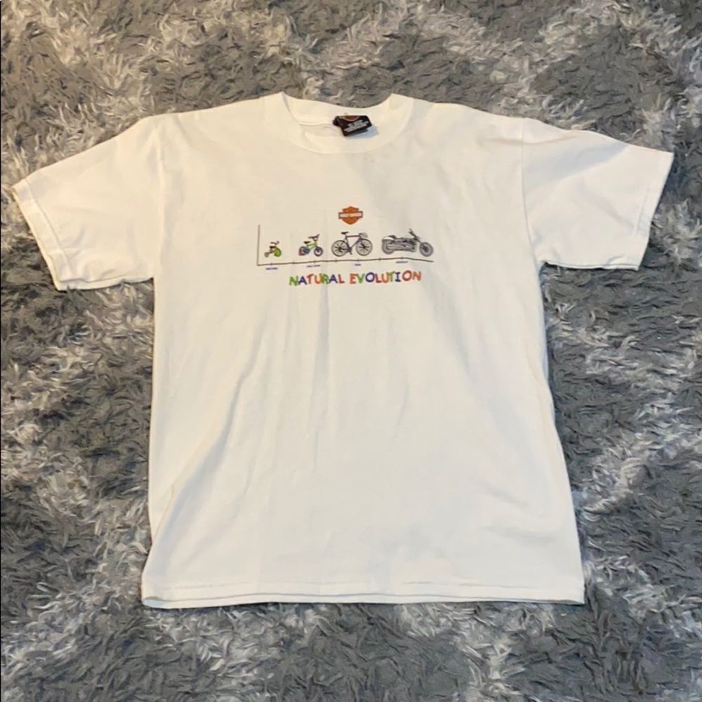 NWOT Harley Davidson Tee Size L Natural Evolution